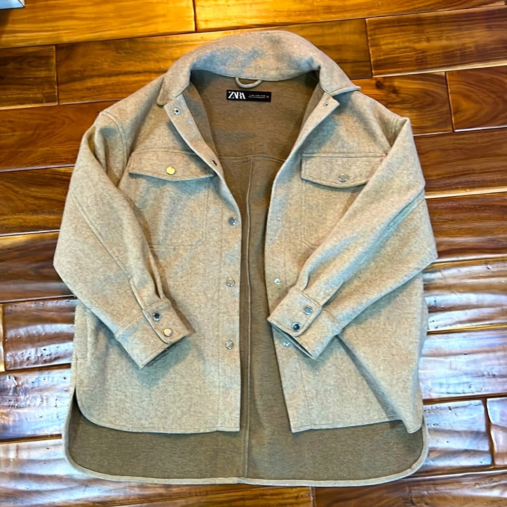 Zara Tan Shacket